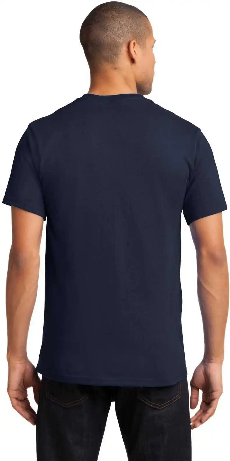 Port & Company Pc61p Essential Pocket Tee Deep Navy