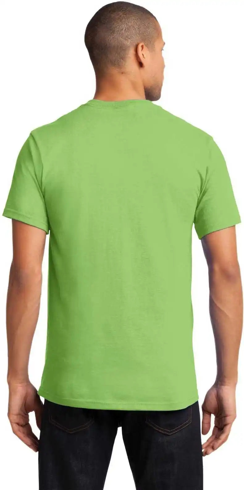 Port & Company Pc61p Essential Pocket Tee - Lime