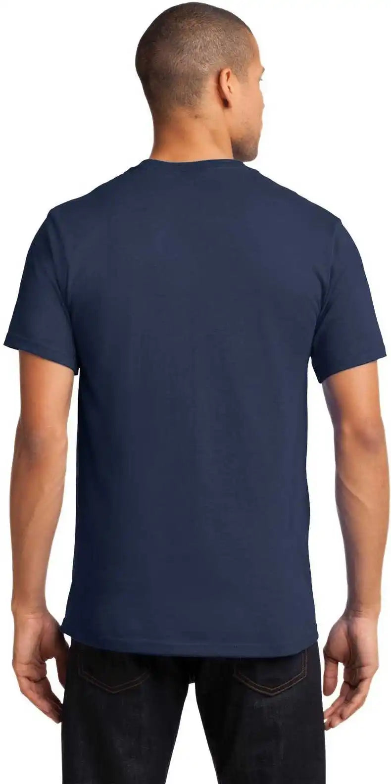 Port & Company Pc61p Essential Pocket Tee Navy