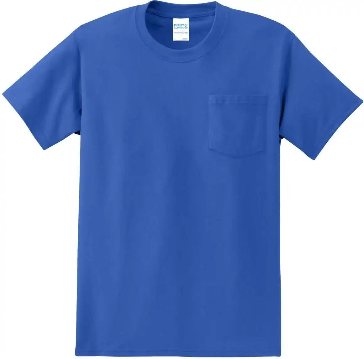 Port &amp; Company Pc61p Essential Pocket Tee Royal