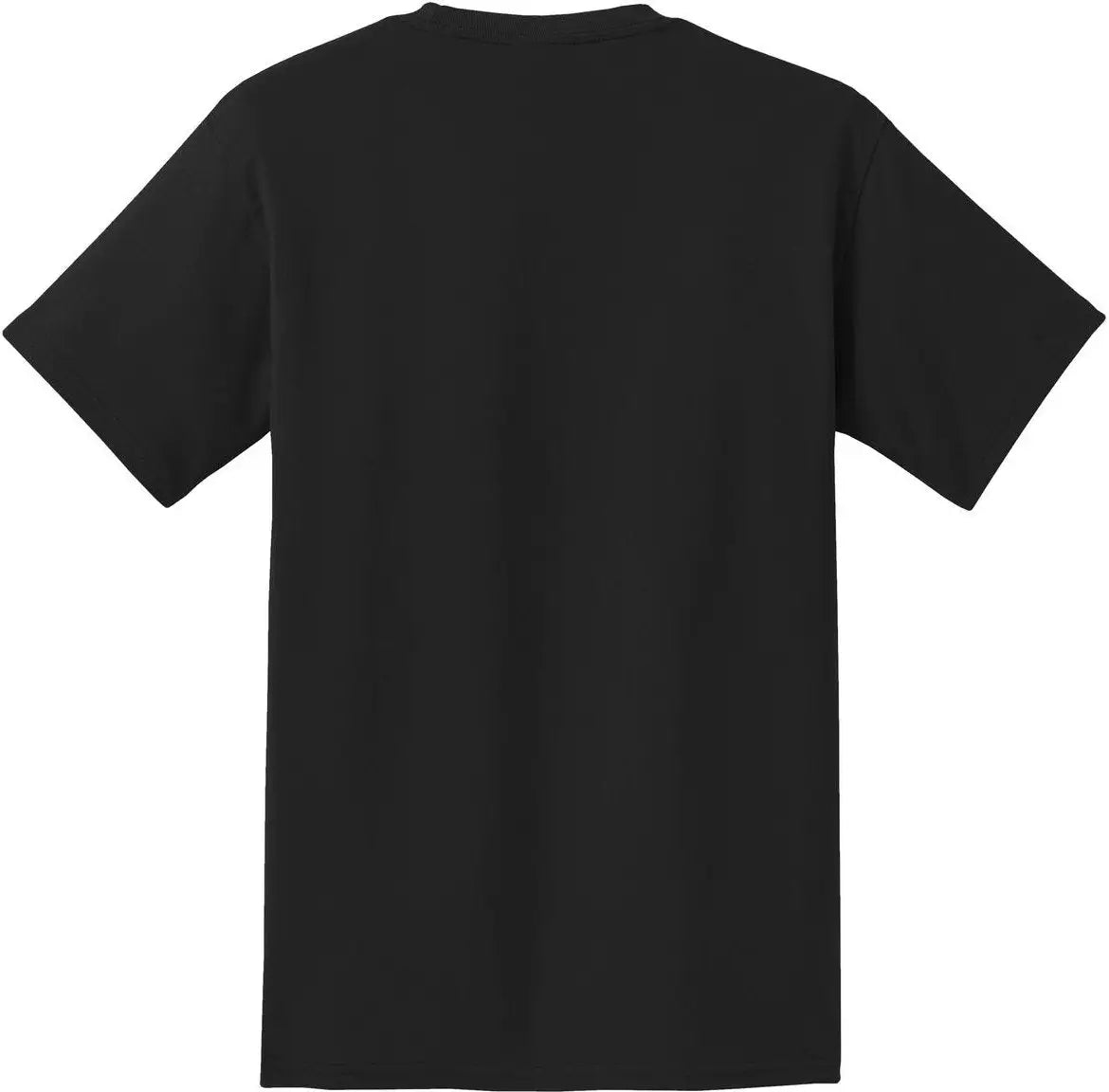 Port & Company Pc61pt co Tall Essential Pocket Tee - Jet Black - Adult l