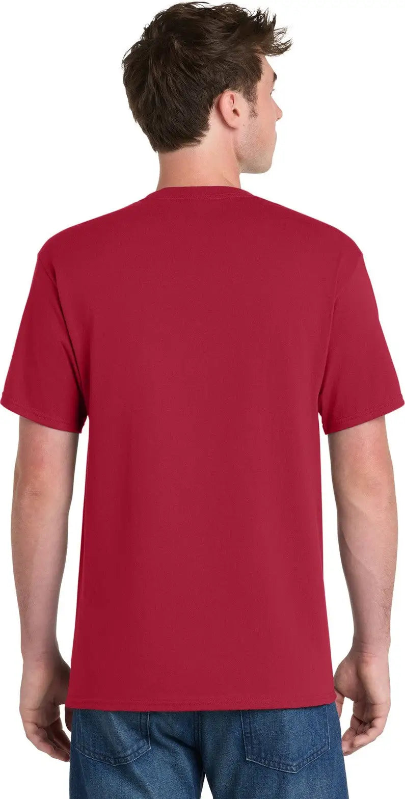Port & Company Pc61pt co Tall Essential Pocket Tee - Red
