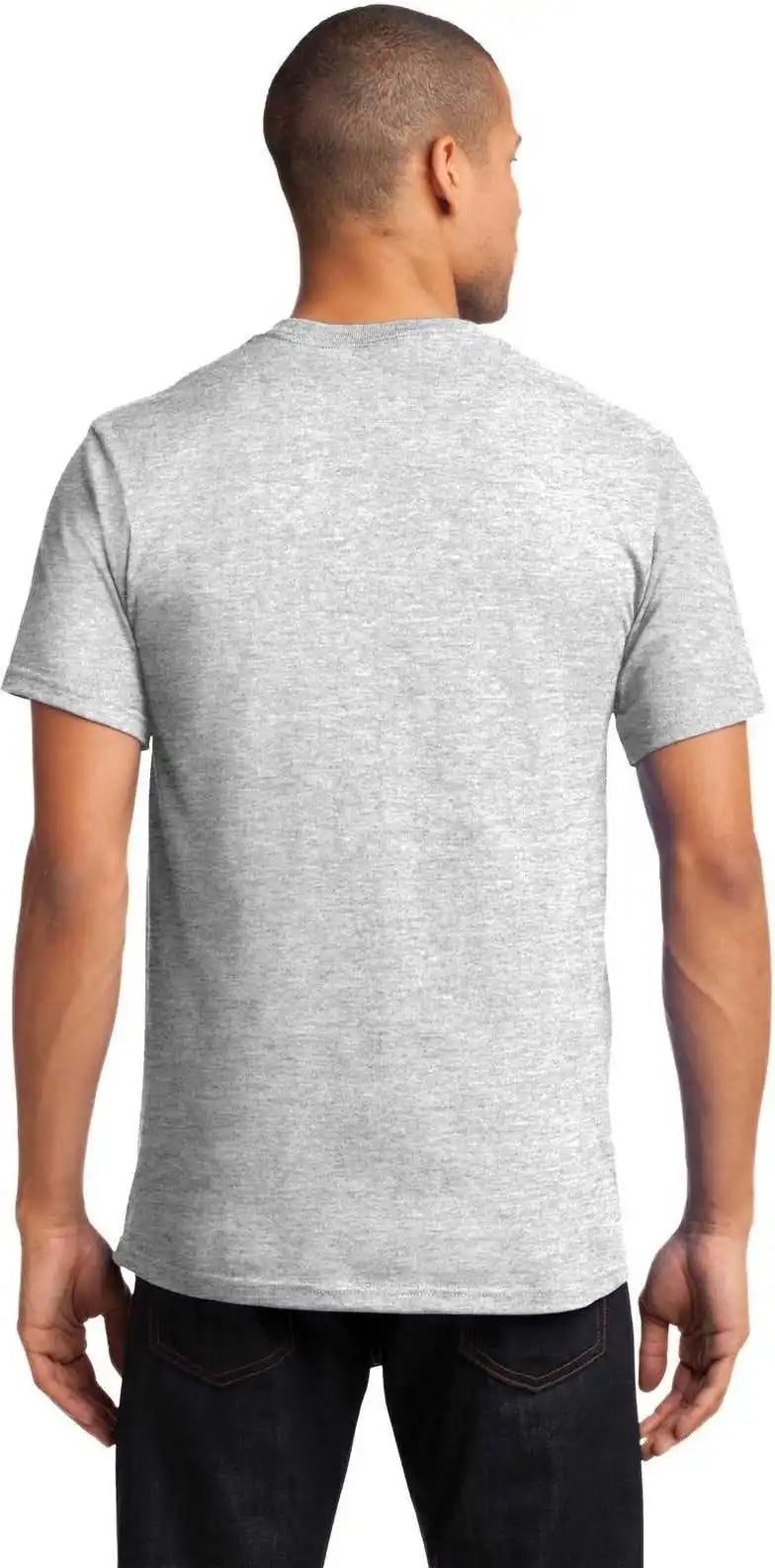 Port &amp; Company Pc61pt Tall Essential Pocket Tee Ash