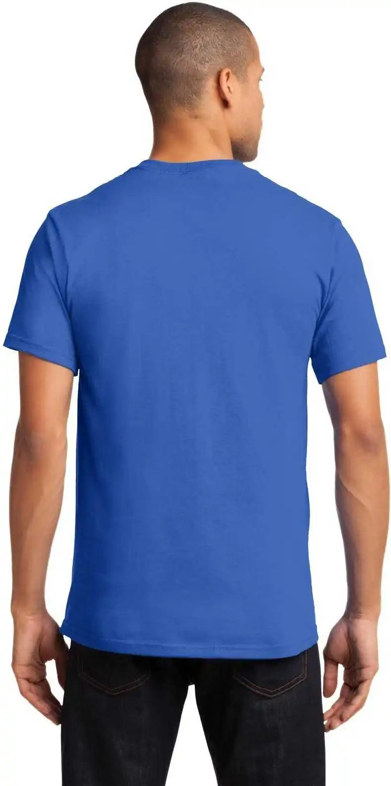 Port & Company Pc61pt Tall Essential Pocket Tee Royal