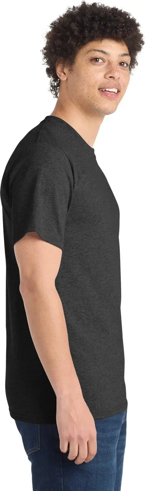 Port & Company Pc61t co Tall Essential Tee - Dark Heather Gray