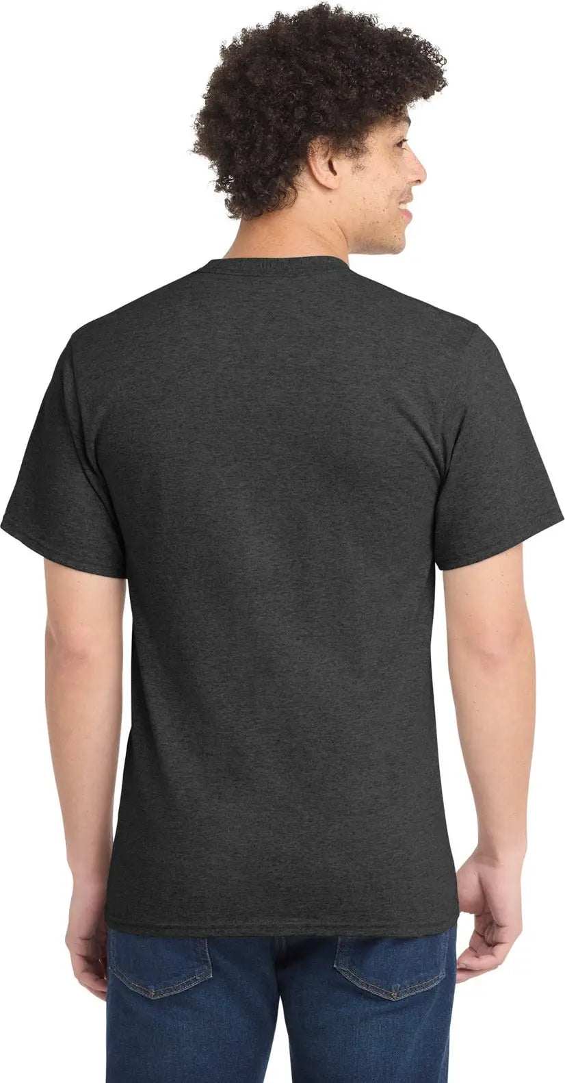 Port & Company Pc61t co Tall Essential Tee - Dark Heather Gray