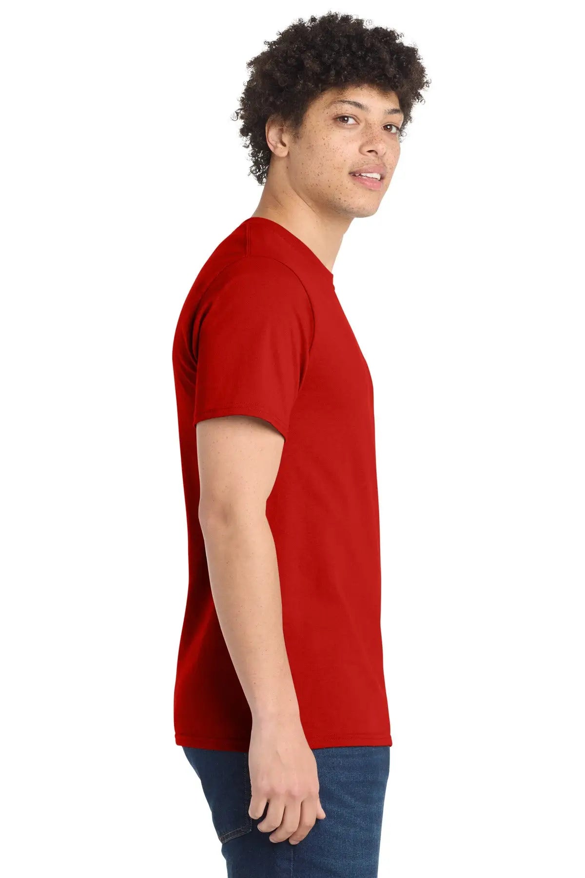 Port & Company Pc61t co Tall Essential Tee - Fiery Red