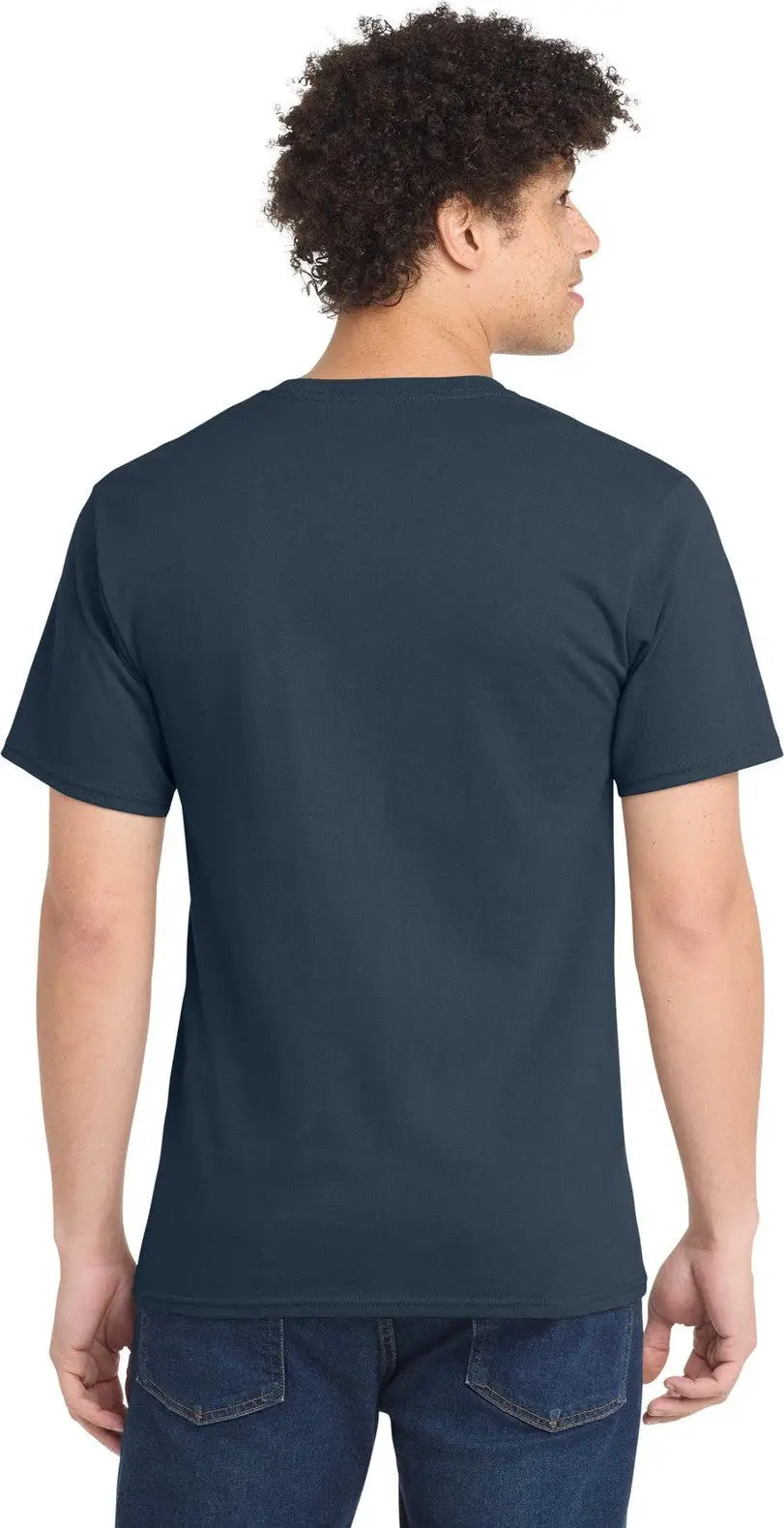 Port & Company Pc61t co Tall Essential Tee - Steel Blue