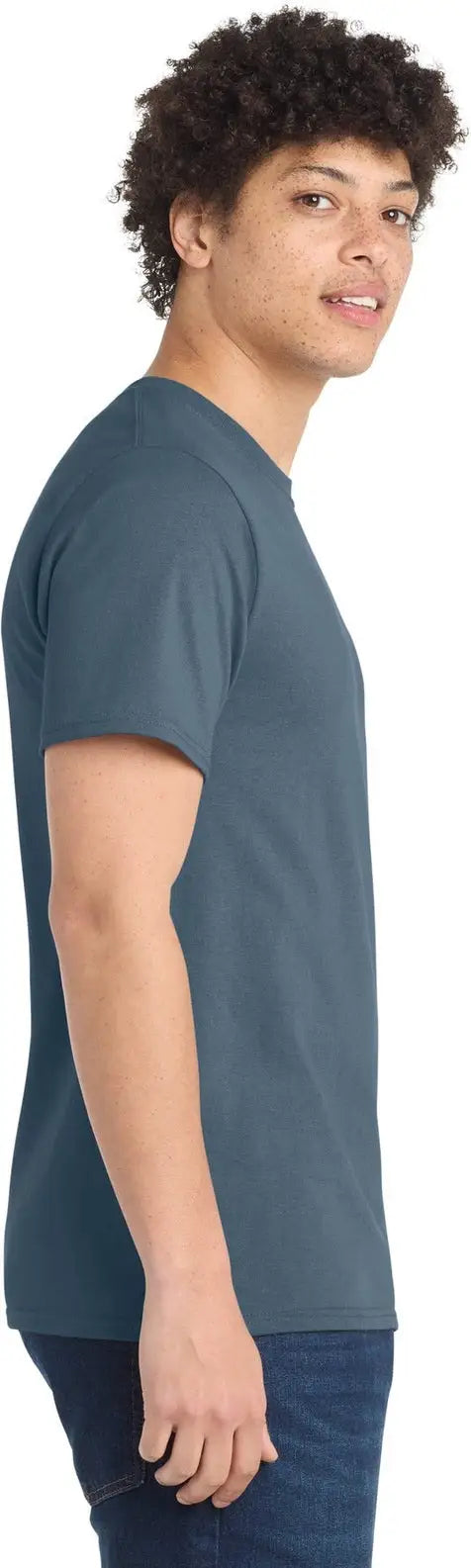 Port & Company Pc61t co Tall Essential Tee - Stonewashed Blue