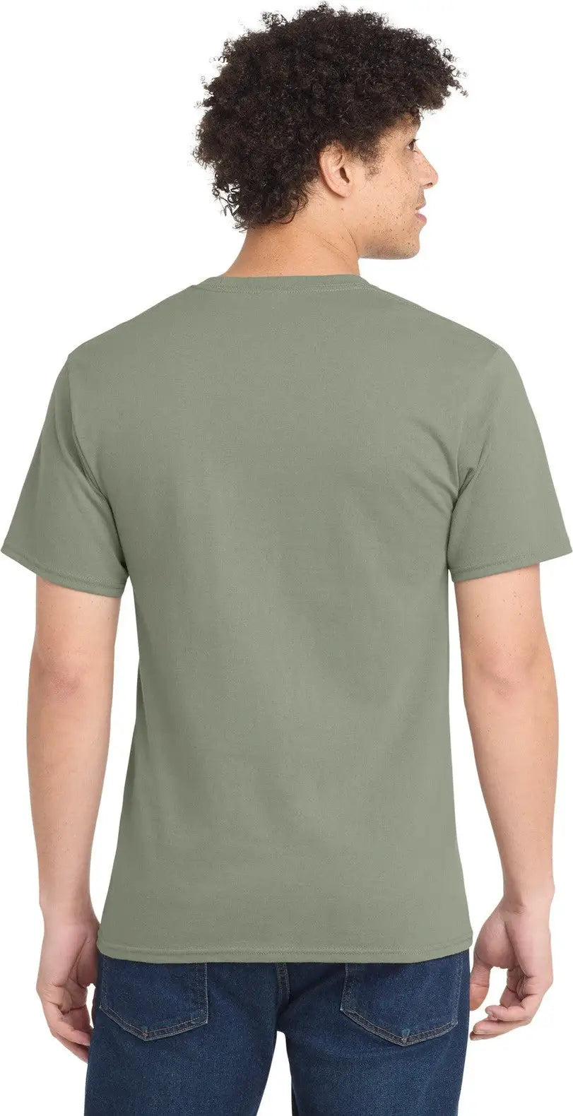 Port & Company Pc61t co Tall Essential Tee - Stonewashed Green