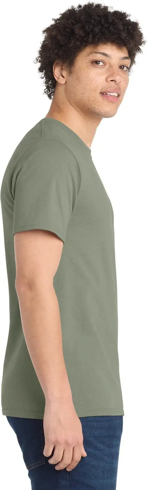 Port & Company Pc61t co Tall Essential Tee - Stonewashed Green