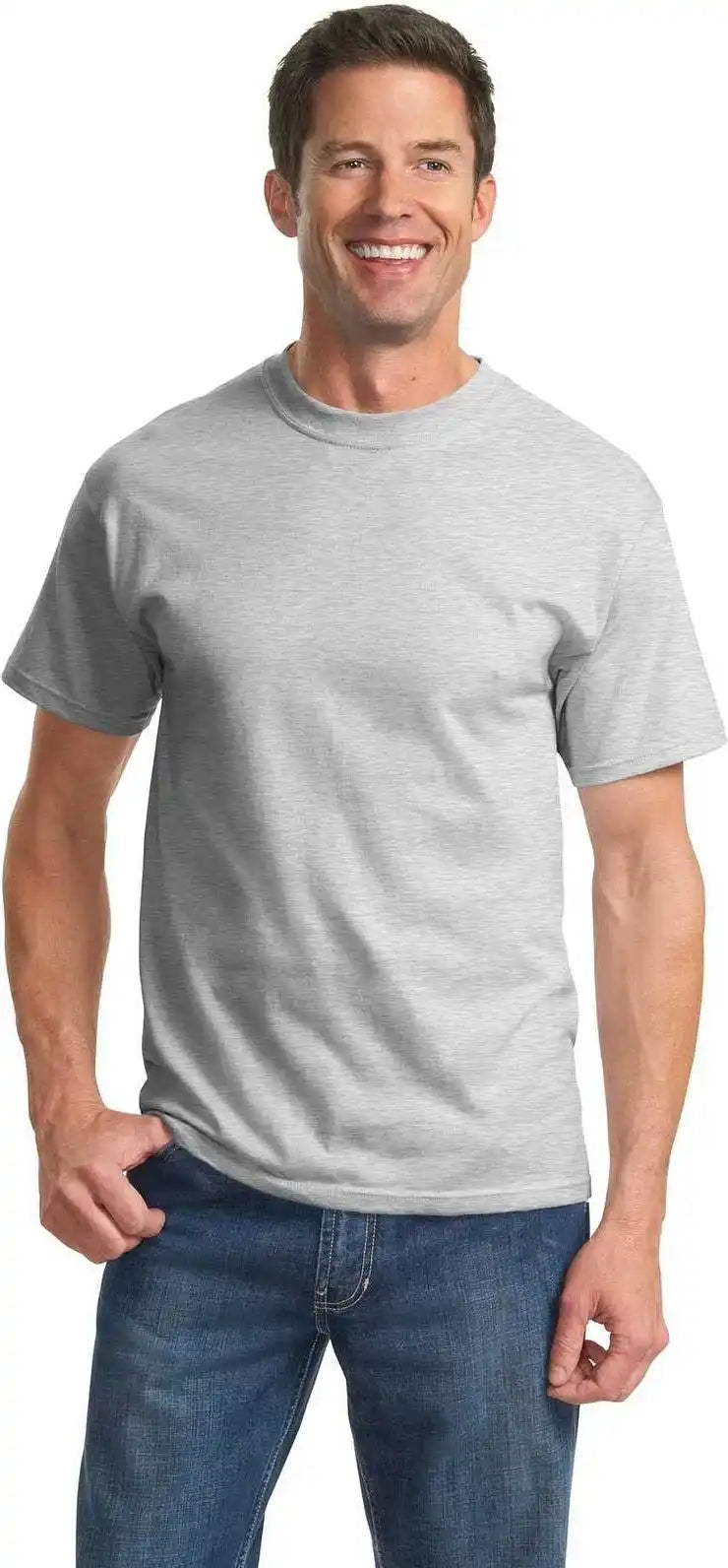 Port & Company Pc61t Tall Essential Tee Ash