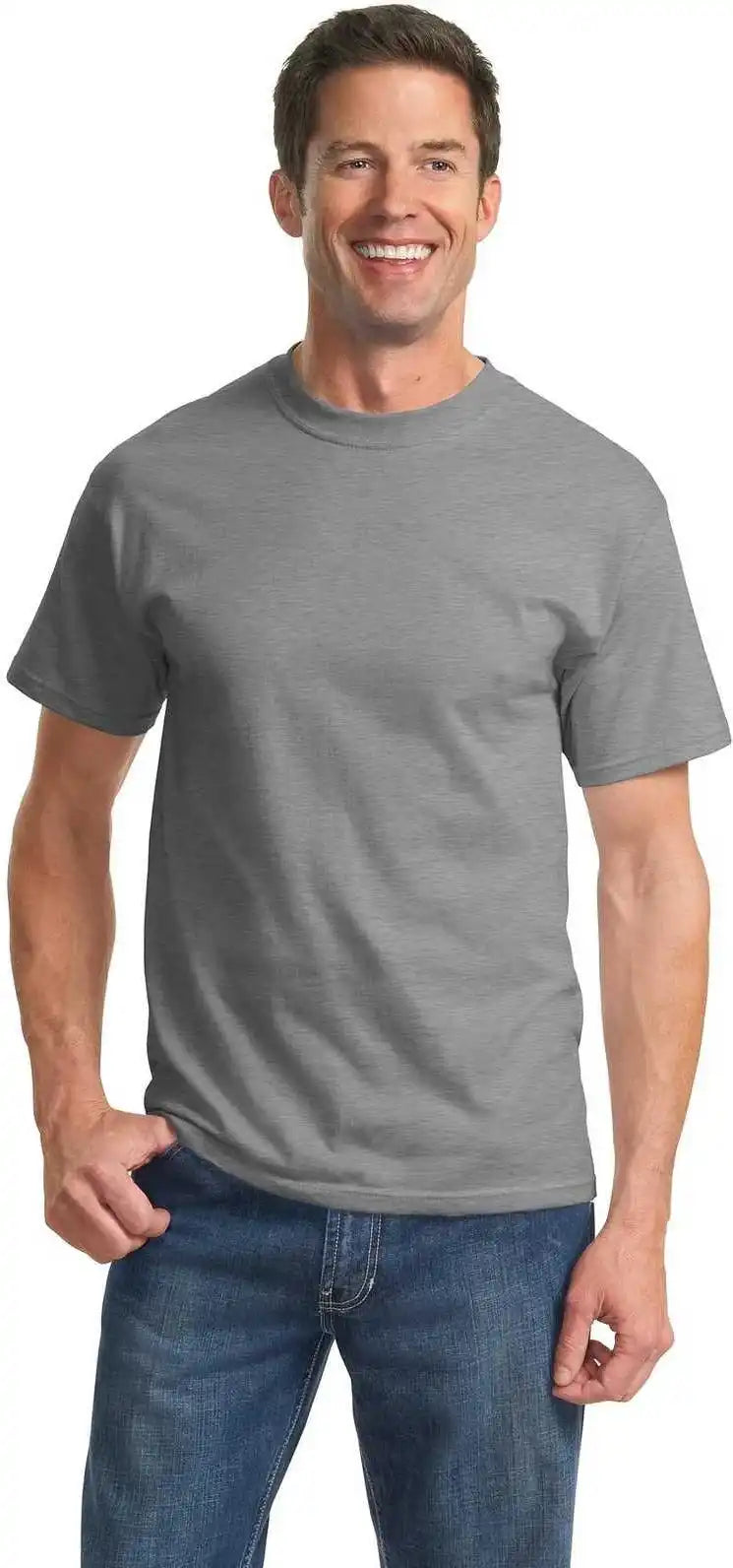 Port & Company Pc61t Tall Essential Tee Athletic Heather