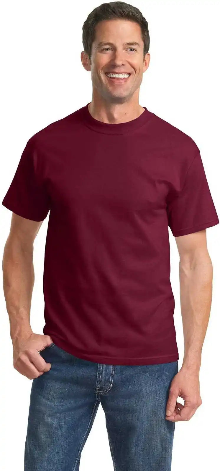 Port & Company Pc61t Tall Essential Tee - Cardinal