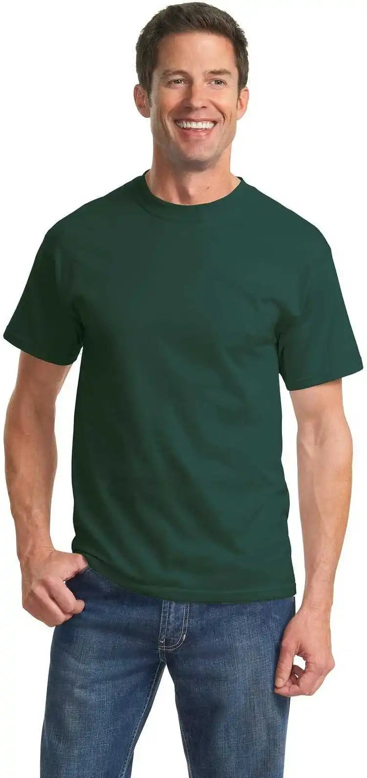 Port & Company Pc61t Tall Essential Tee Dark Green