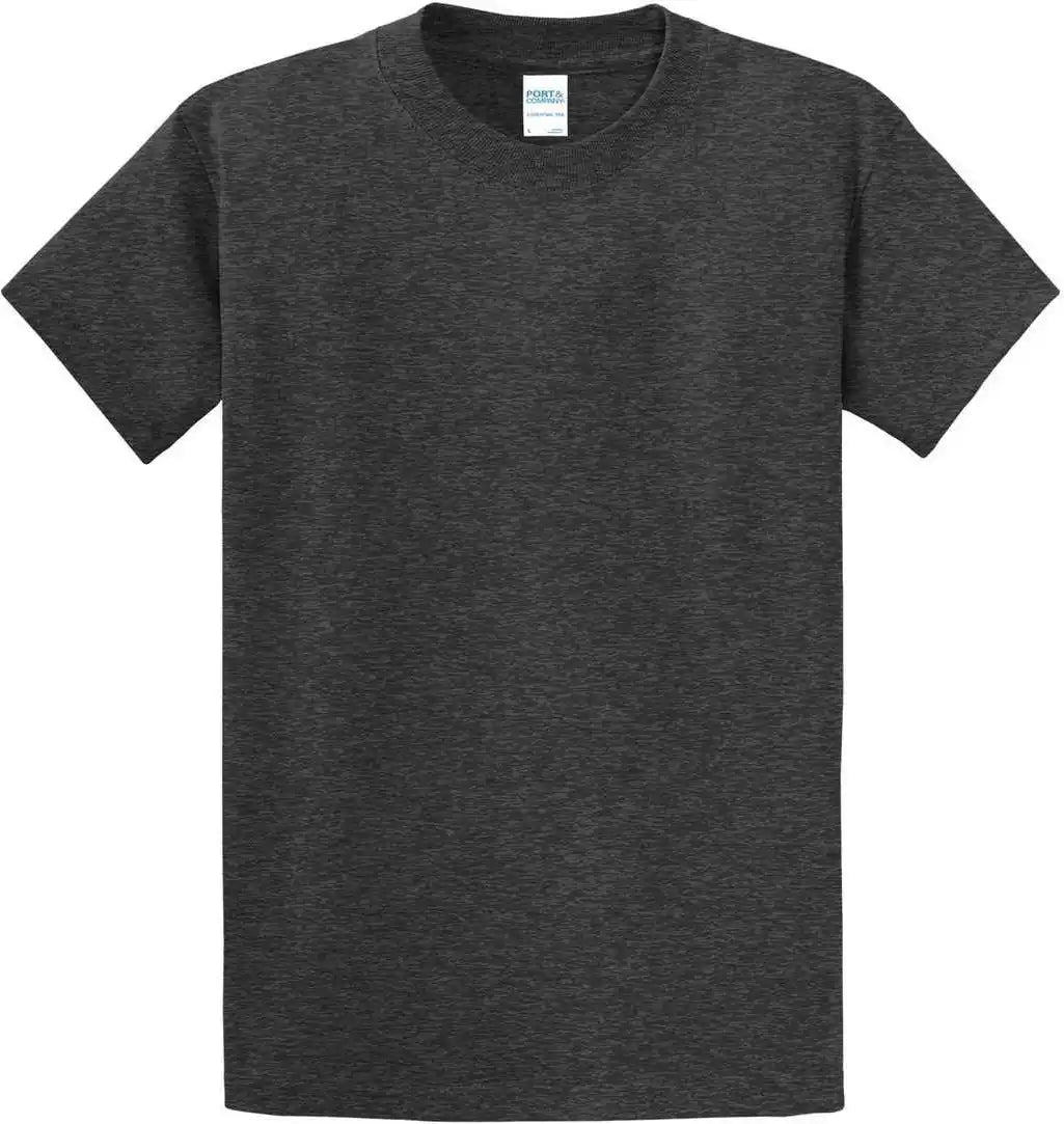 Port & Company Pc61t Tall Essential Tee - Dark Heather Grey