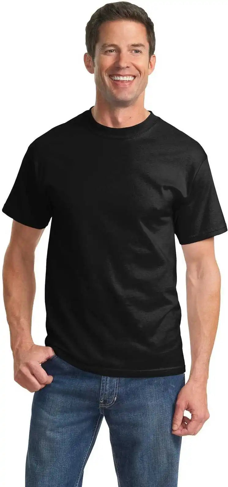Port & Company Pc61t Tall Essential Tee Jet Black