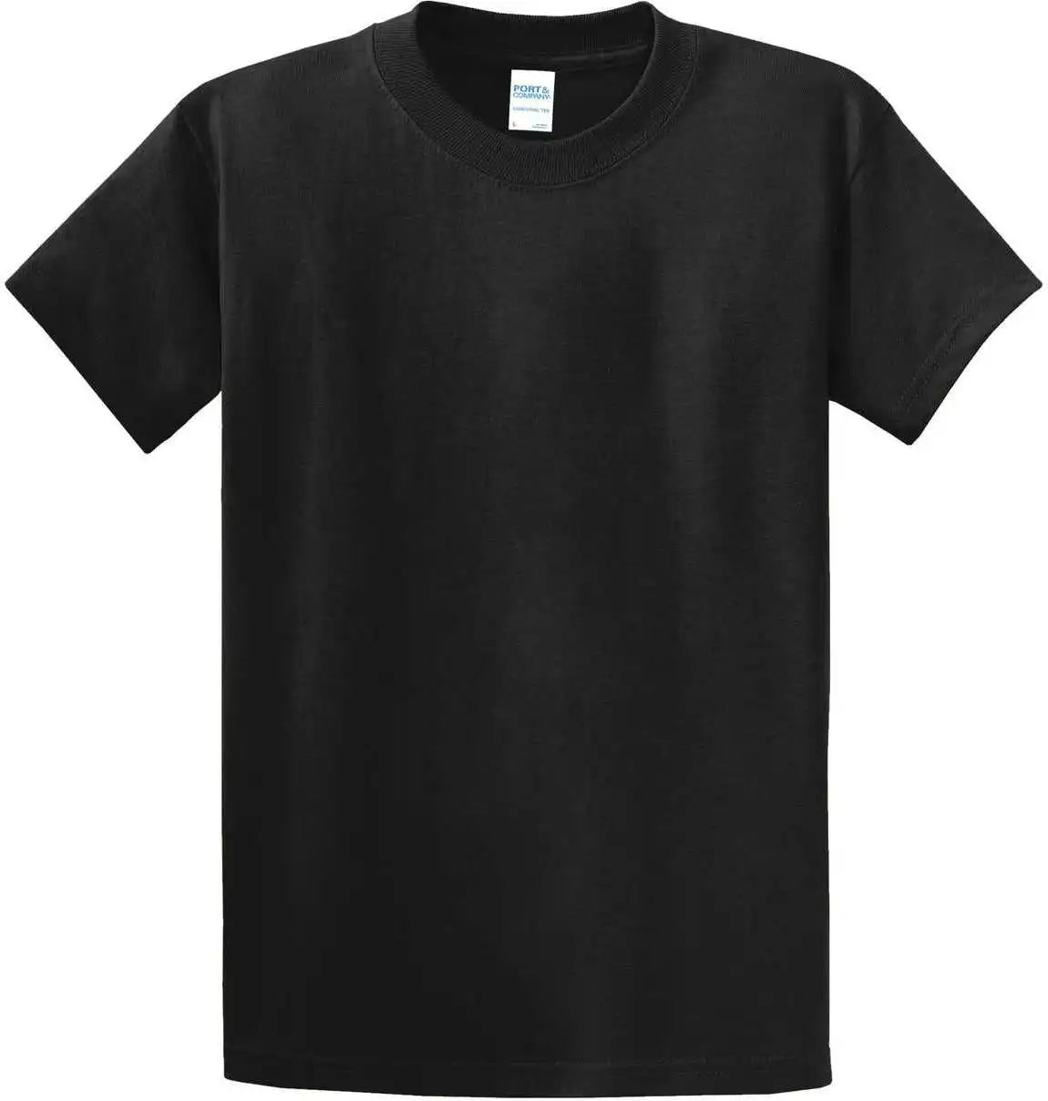 Port & Company Pc61t Tall Essential Tee Jet Black