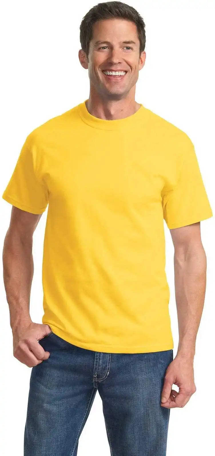 Port & Company Pc61t Tall Essential Tee - Lemon Yellow