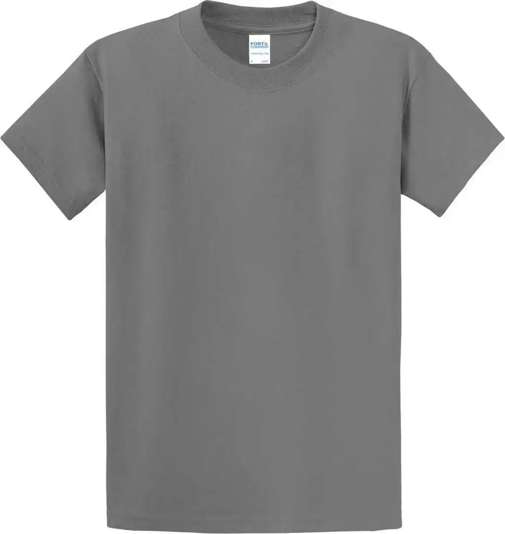 Port & Company Pc61t Tall Essential Tee - Medium Grey