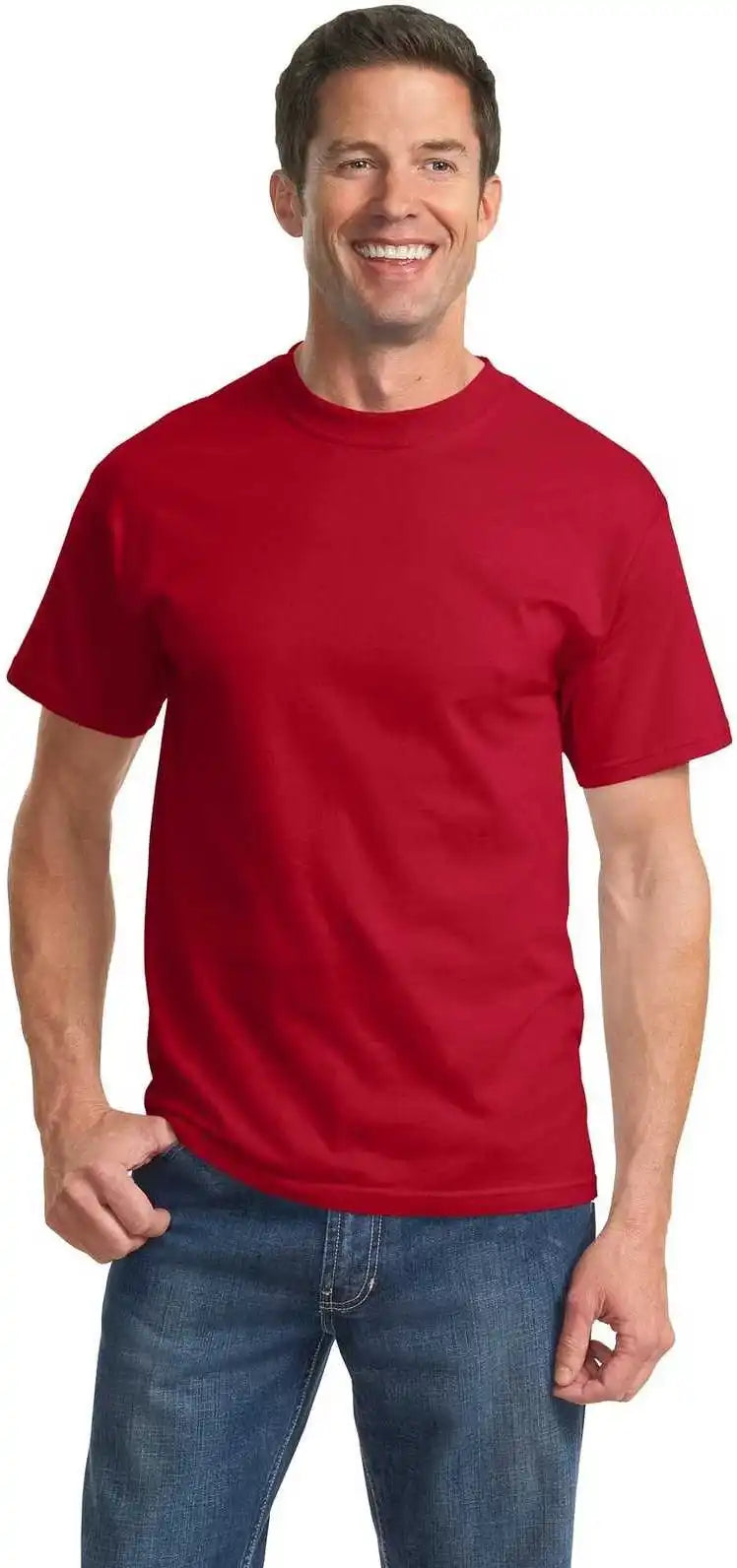 Port & Company Pc61t Tall Essential Tee Red