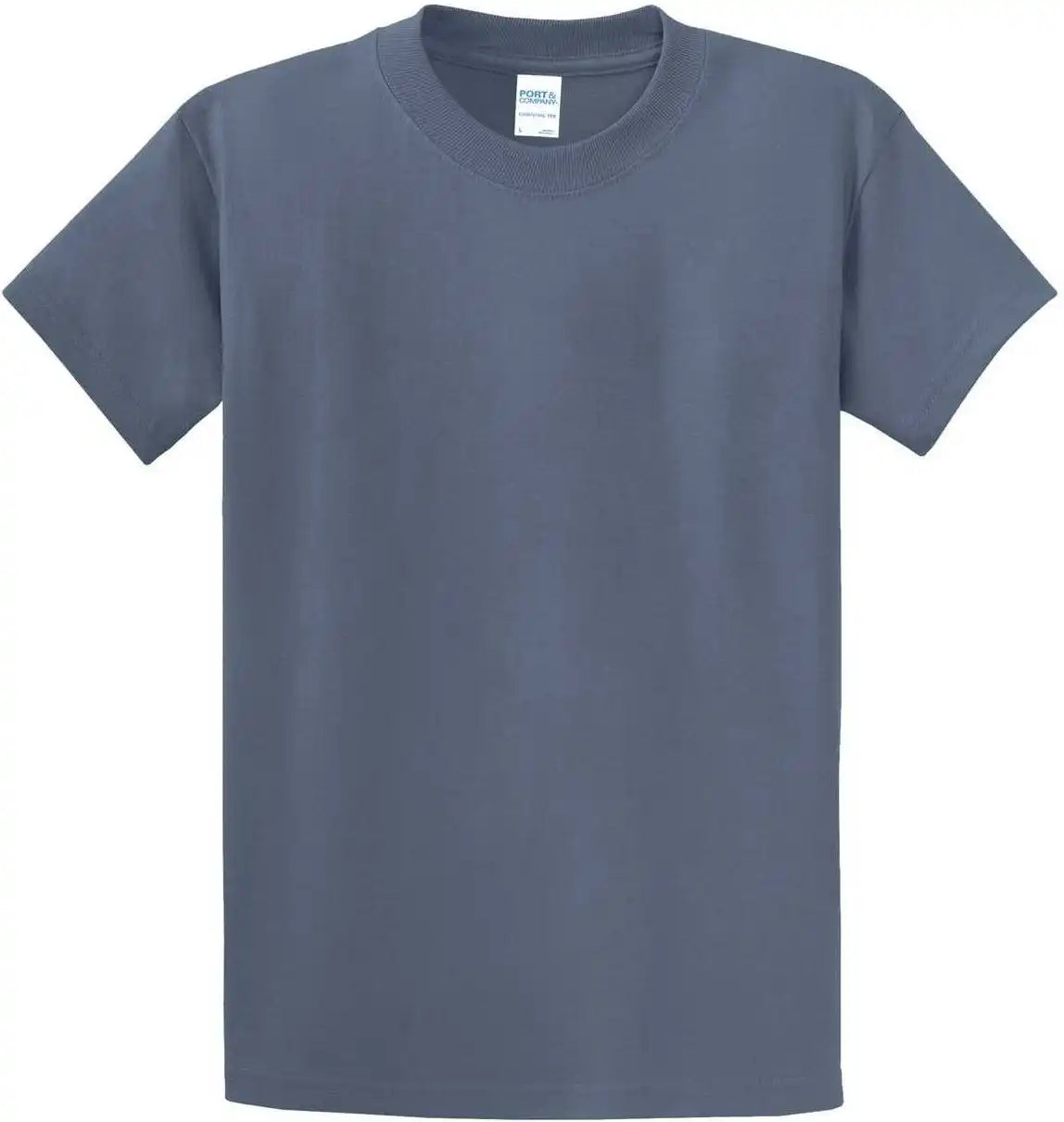 Port & Company Pc61t Tall Essential Tee - Steel Blue