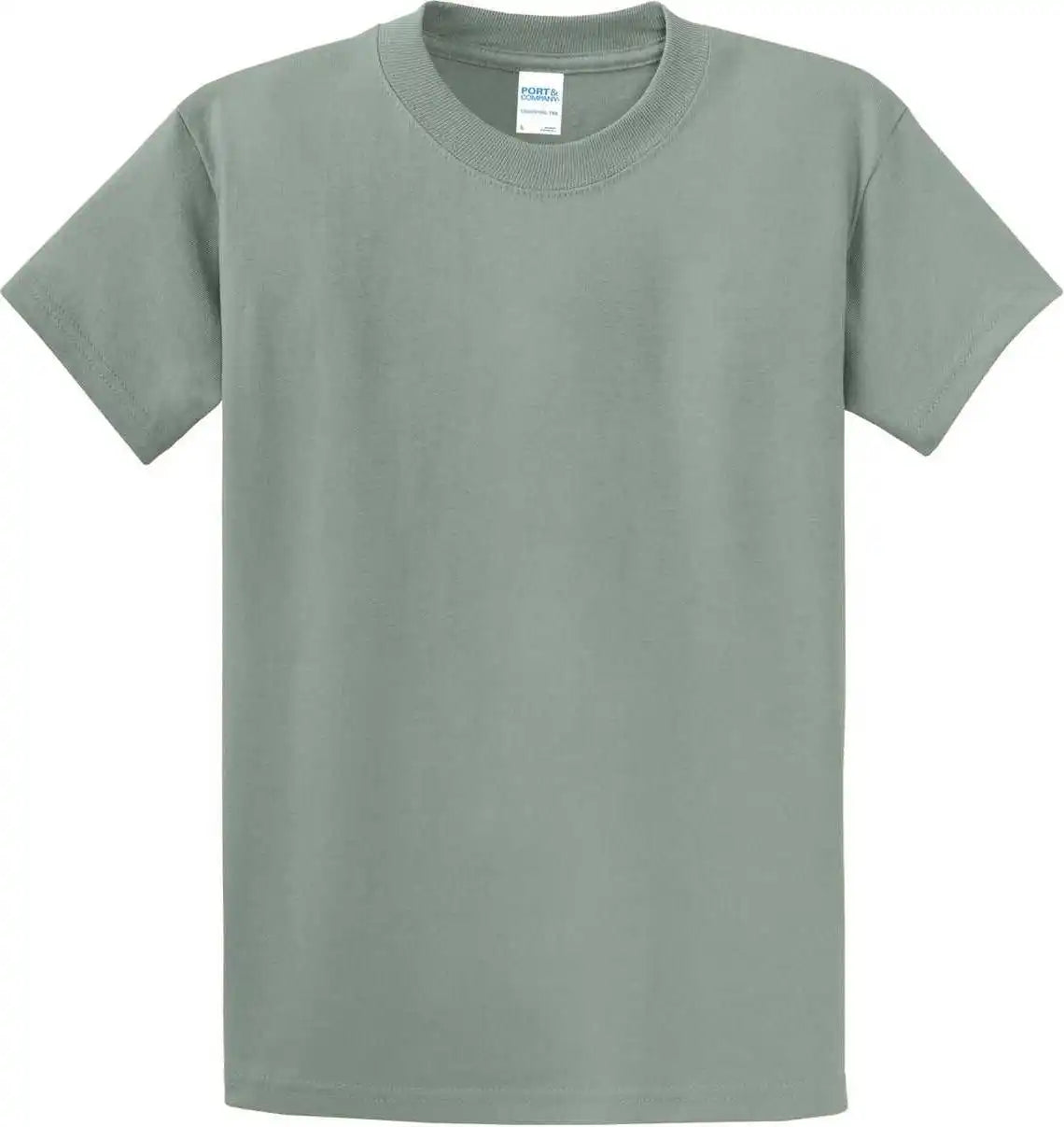Port & Company Pc61t Tall Essential Tee Stonewashed Green