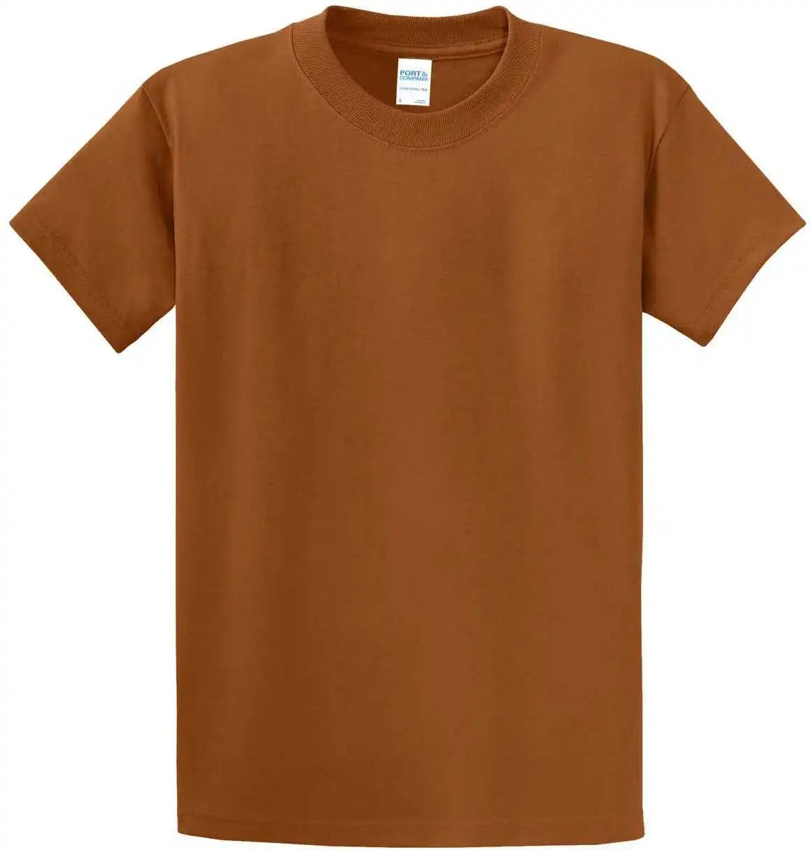 Port & Company Pc61t Tall Essential Tee Texas Orange