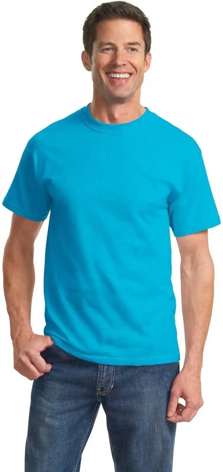 Port & Company Pc61t Tall Essential Tee - Turquoise