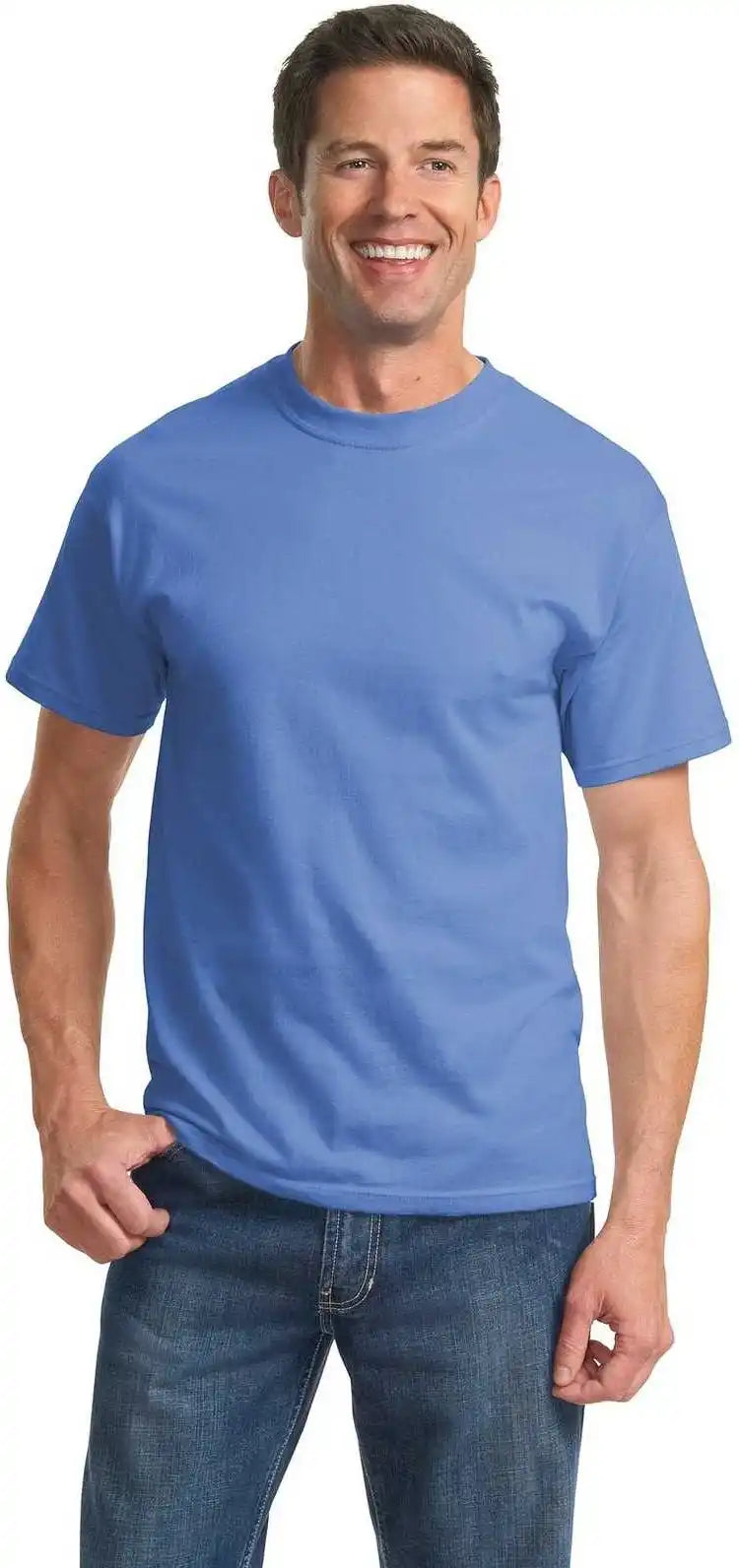 Port &amp; Company Pc61t Tall Essential Tee Ultramarine Blue