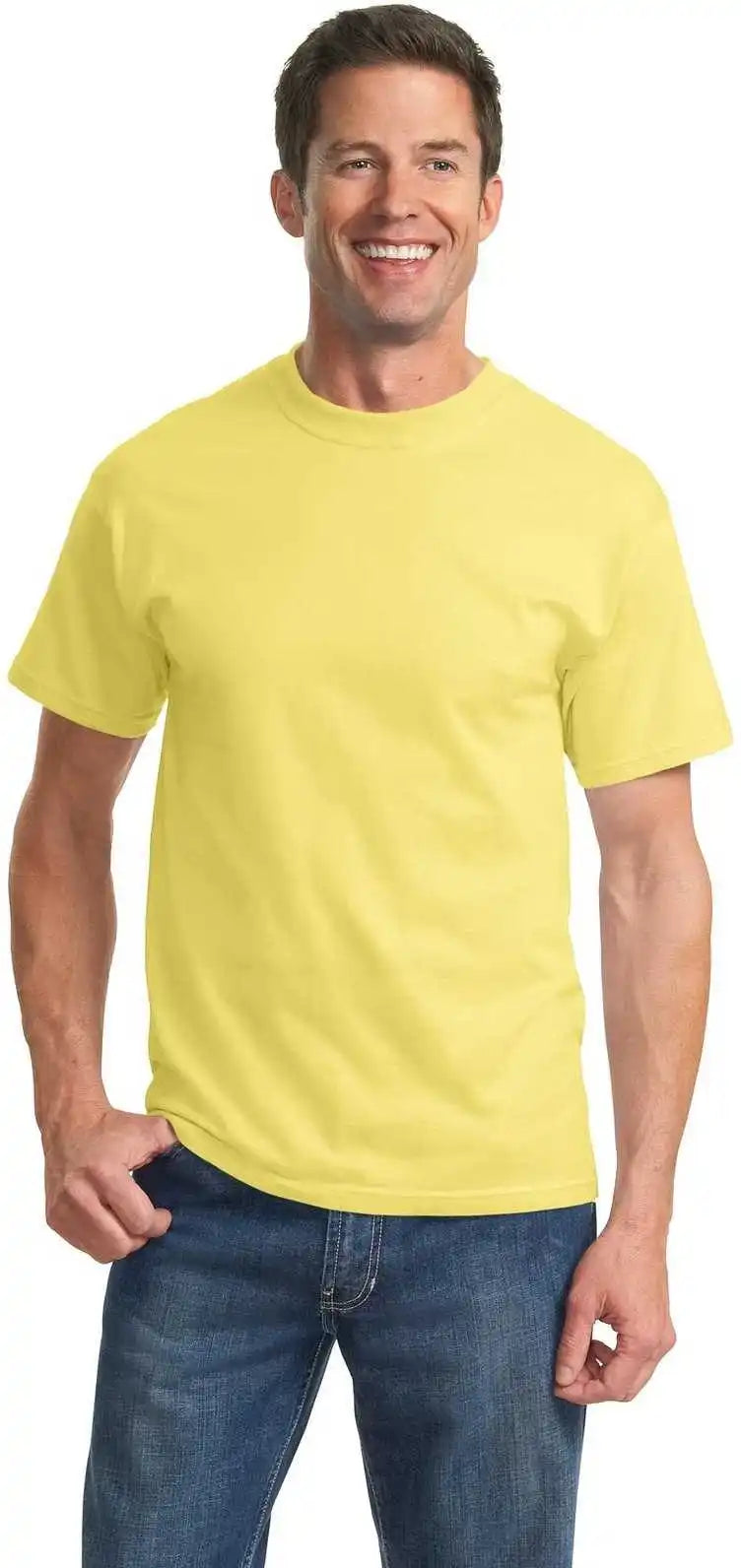 Port & Company Pc61t Tall Essential Tee Yellow