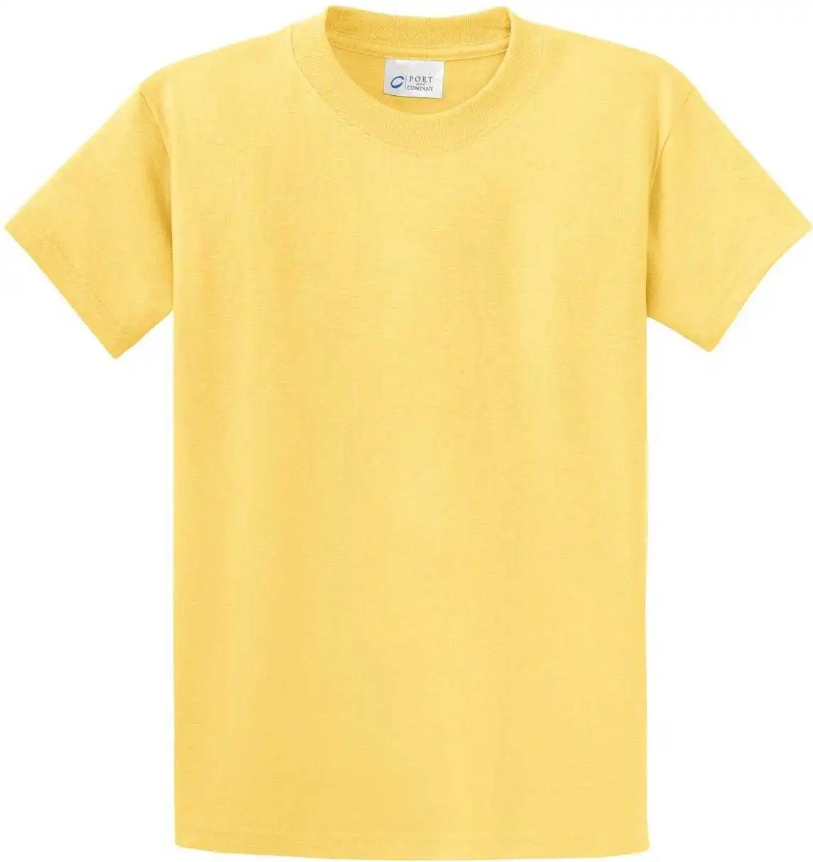 Port & Company Pc61t Tall Essential Tee Yellow