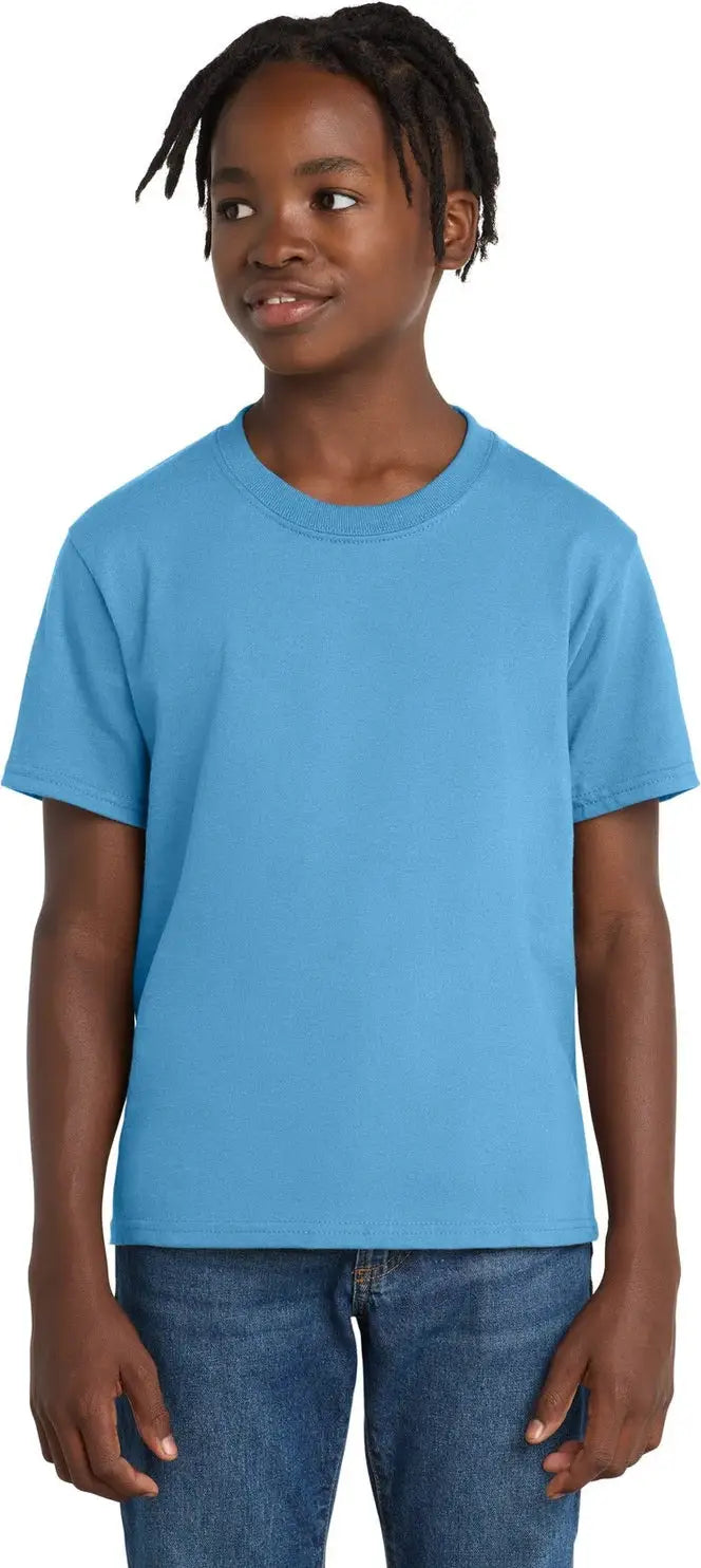 Port & Company Pc61y co Youth Essential Tee - Aquatic Blue