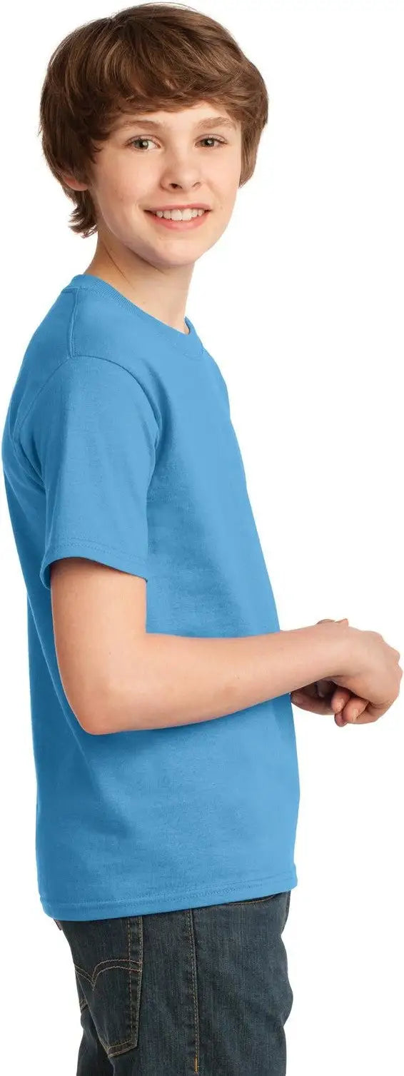 Port & Company Pc61y co Youth Essential Tee - Aquatic Blue