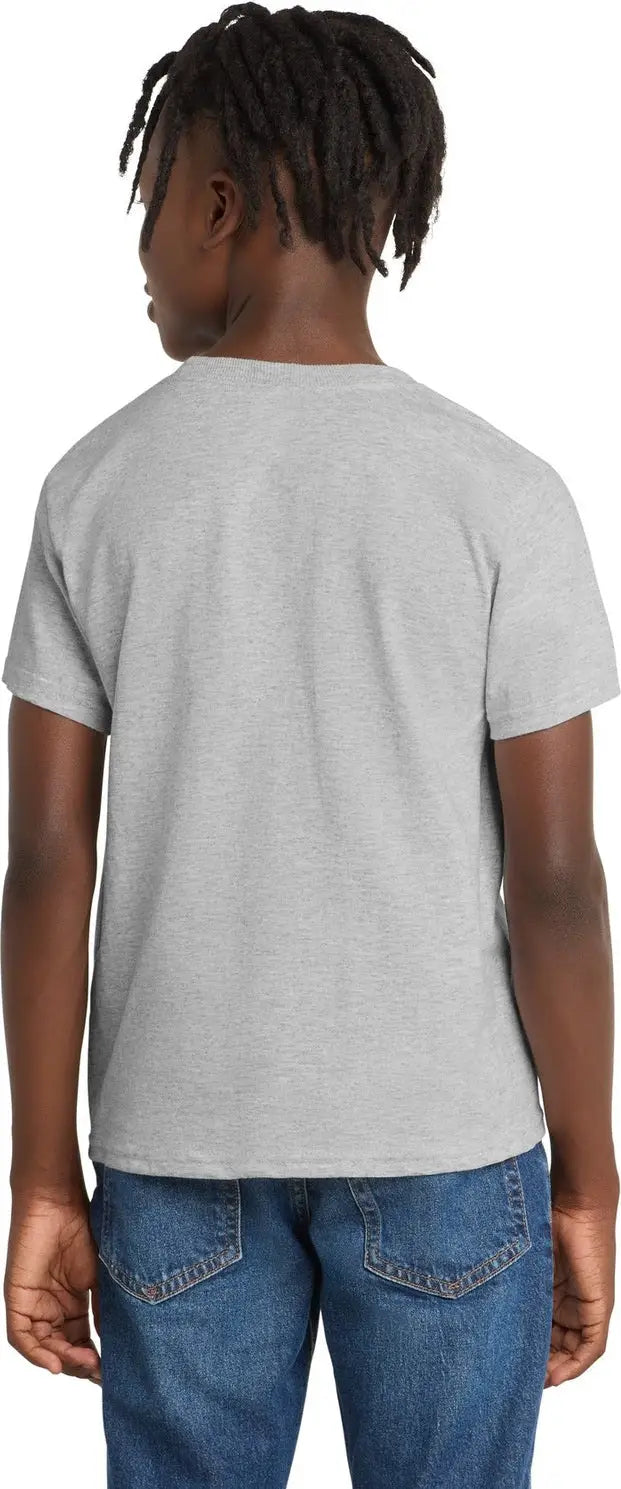 Port & Company Pc61y co Youth Essential Tee - Ash