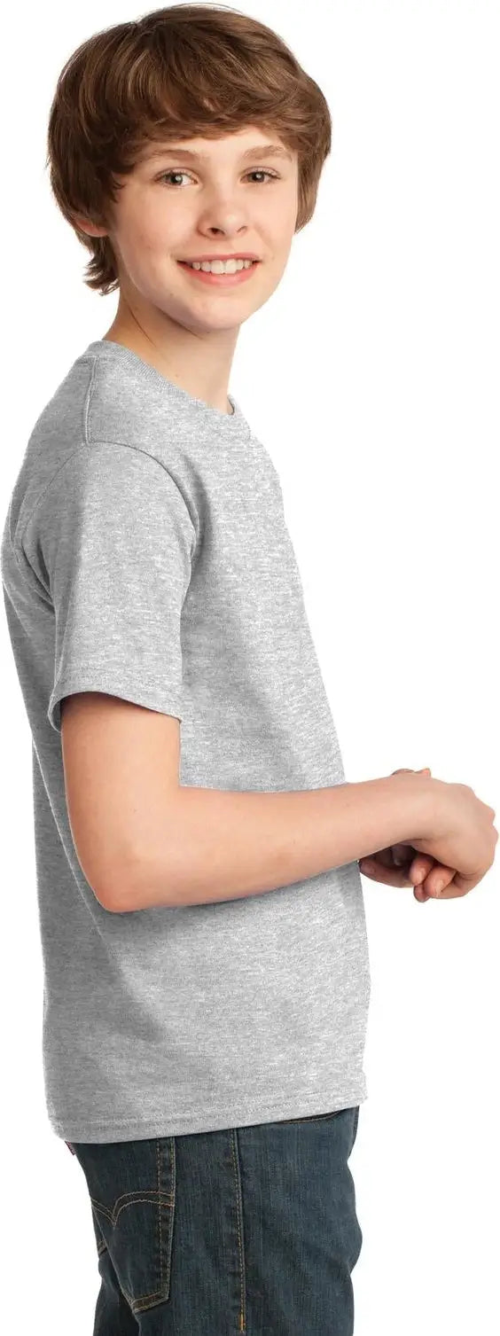 Port & Company Pc61y co Youth Essential Tee - Ash