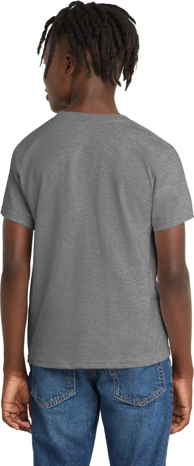 Port & Company Pc61y co Youth Essential Tee - Athletic Heather