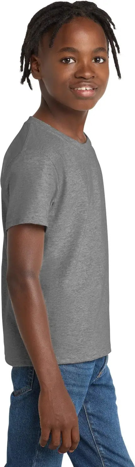 Port & Company Pc61y co Youth Essential Tee - Athletic Heather