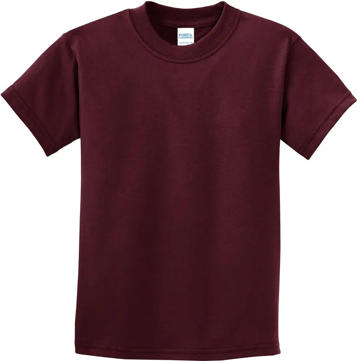 Port & Company Pc61y co Youth Essential Tee - Athletic Maroon