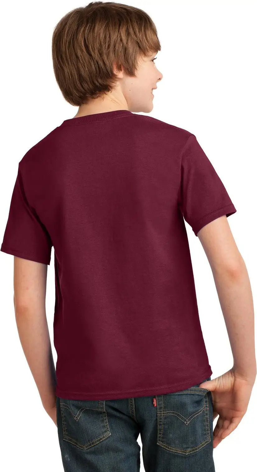 Port & Company Pc61y co Youth Essential Tee - Cardinal