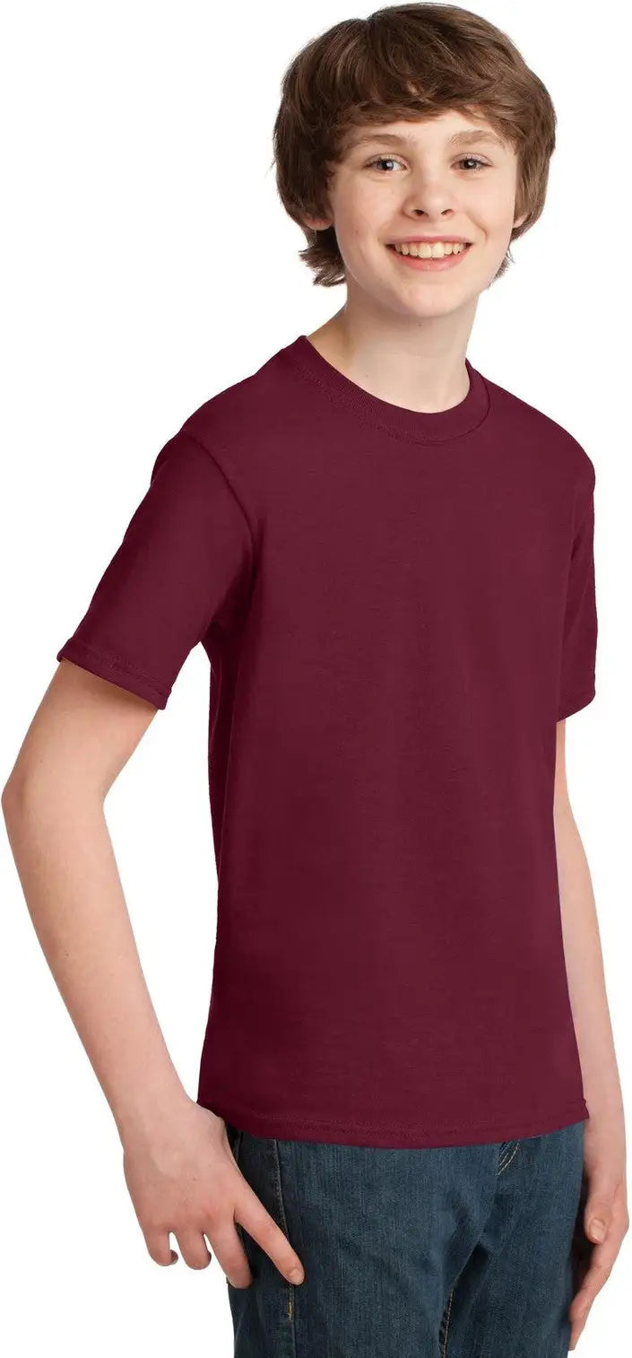 Port & Company Pc61y co Youth Essential Tee - Cardinal