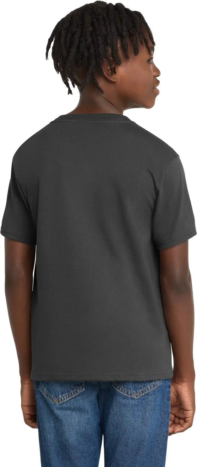 Port & Company Pc61y co Youth Essential Tee - Charcoal