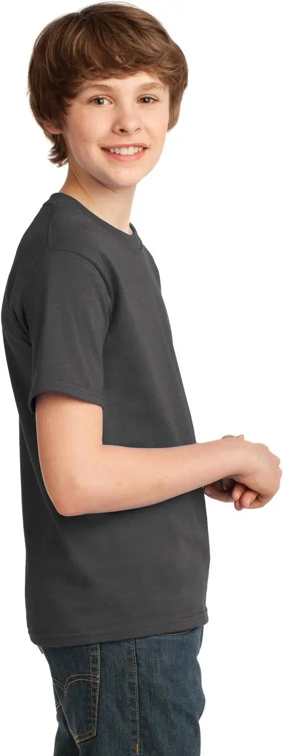 Port & Company Pc61y co Youth Essential Tee - Charcoal