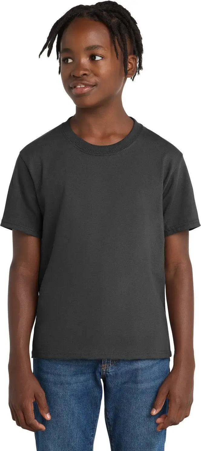 Port & Company Pc61y co Youth Essential Tee - Charcoal