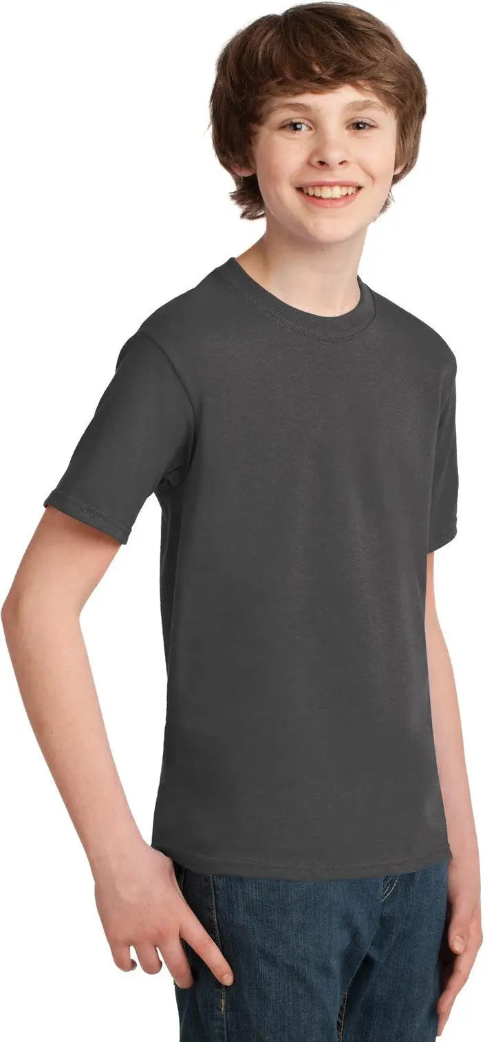 Port & Company Pc61y co Youth Essential Tee - Charcoal