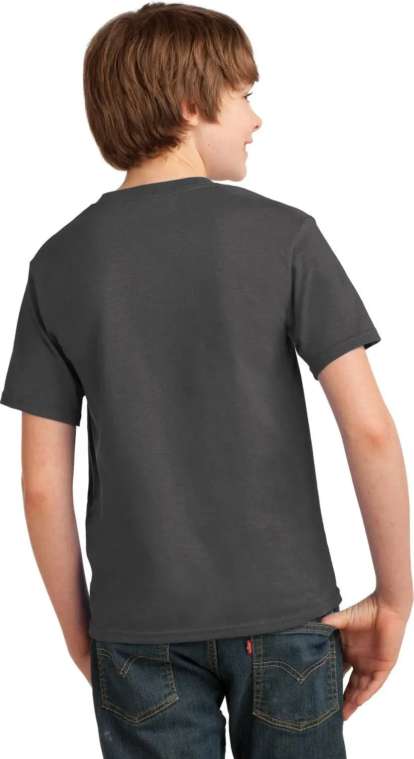 Port & Company Pc61y co Youth Essential Tee - Charcoal