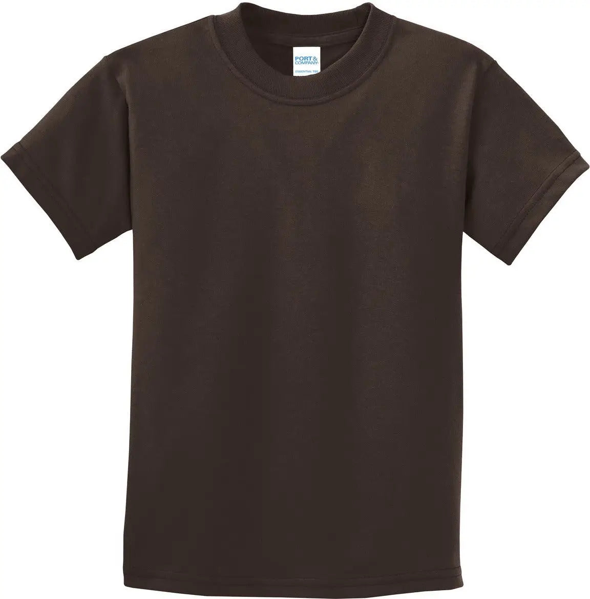 Port & Company Pc61y co Youth Essential Tee - Dark Chocolate Brown