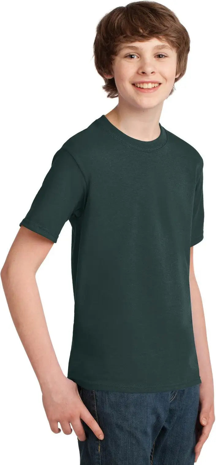Port & Company Pc61y co Youth Essential Tee - Dark Green