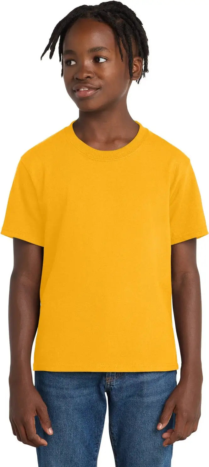 Port & Company Pc61y co Youth Essential Tee - Gold