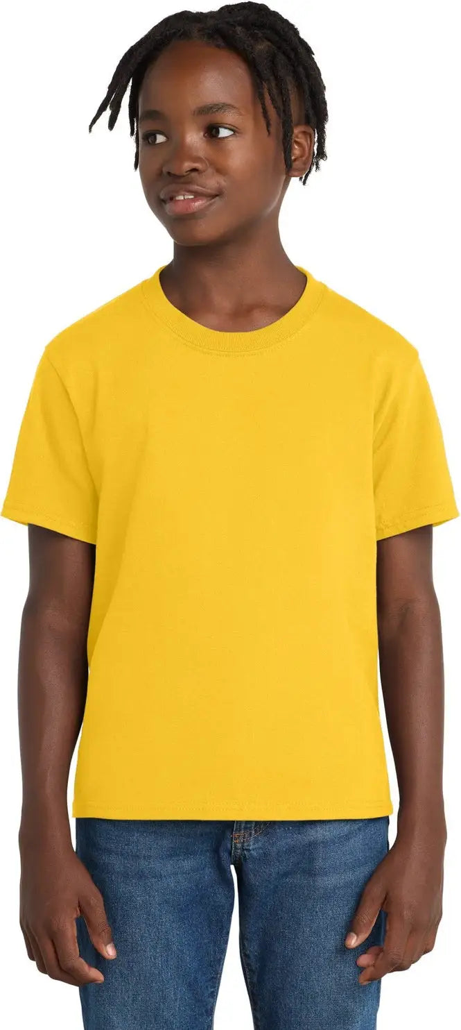 Port & Company Pc61y co Youth Essential Tee - Lemon Yellow